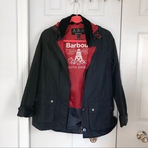 Barbour Waterproof Waxed Cotton Rain Jacket